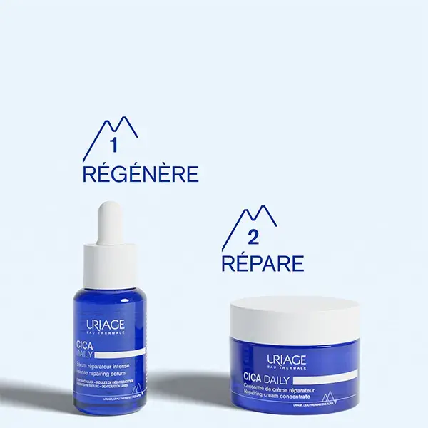 Sérum diário reequilibrante e unificador Uriage Cica para pele frágil 30ml