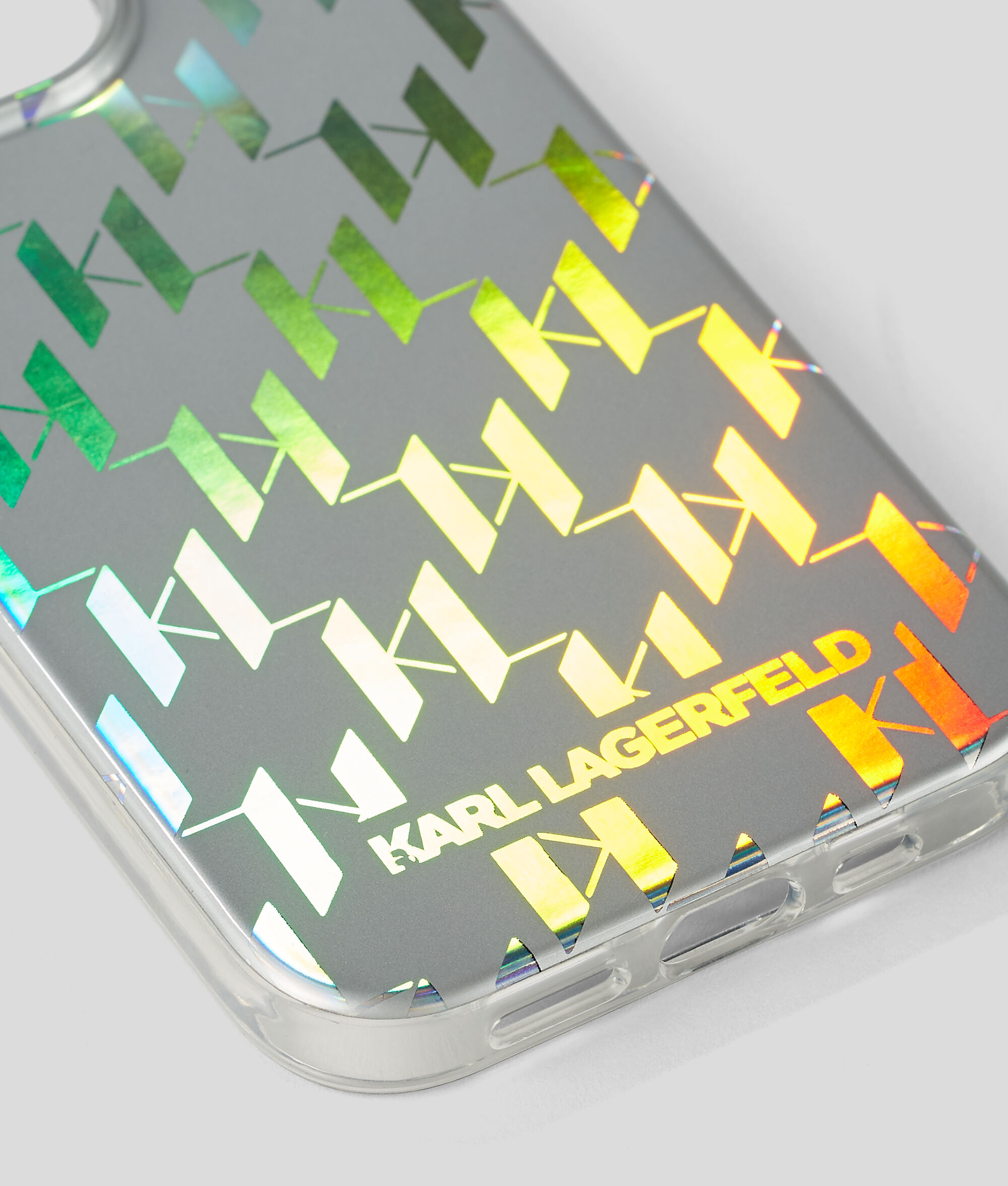 Coque Karl Monogram irisée pour iPhone 13 Pro Max