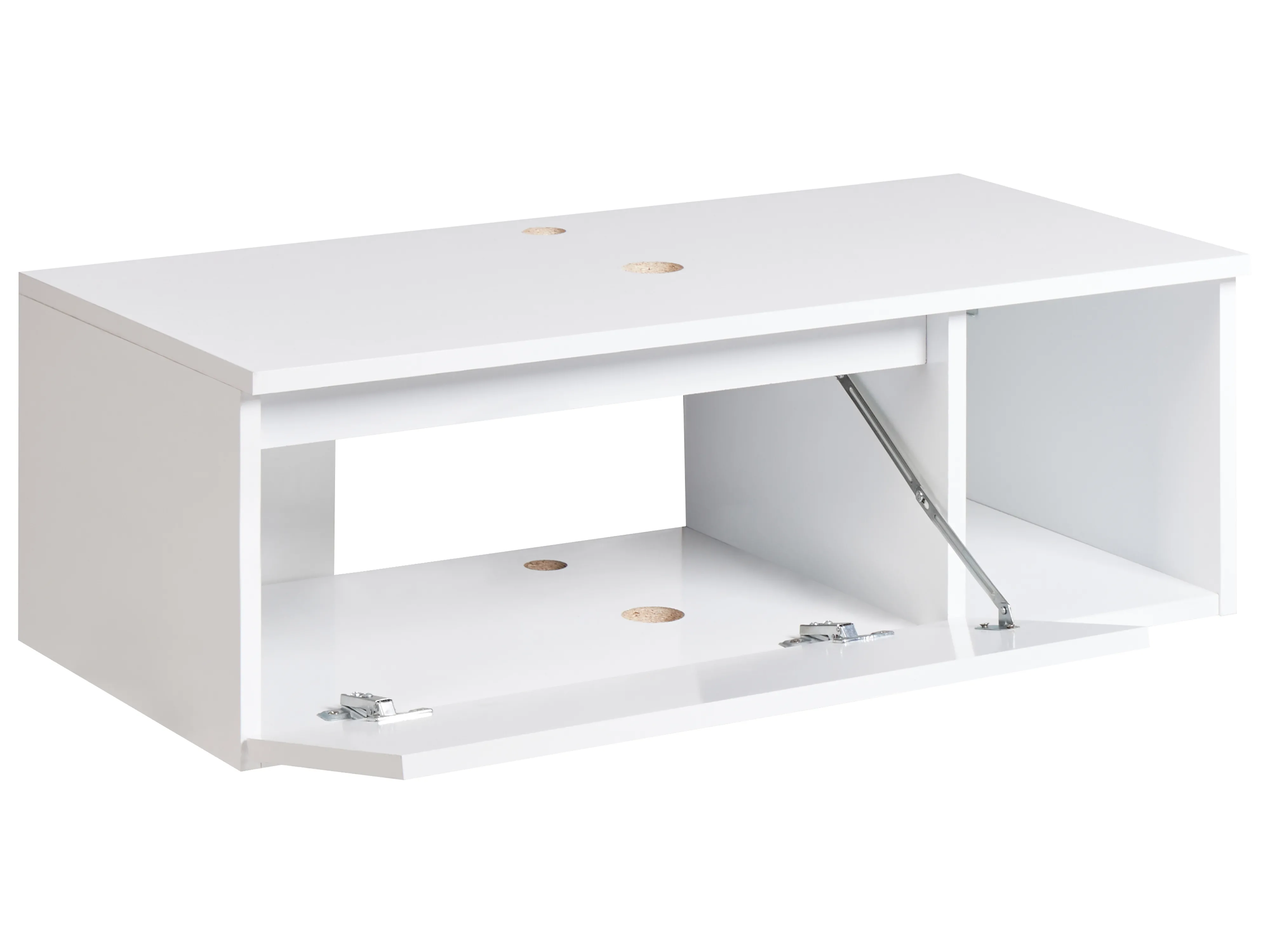 Wandgemonteerde wastafelkast RUPANCO 80 cm Wit