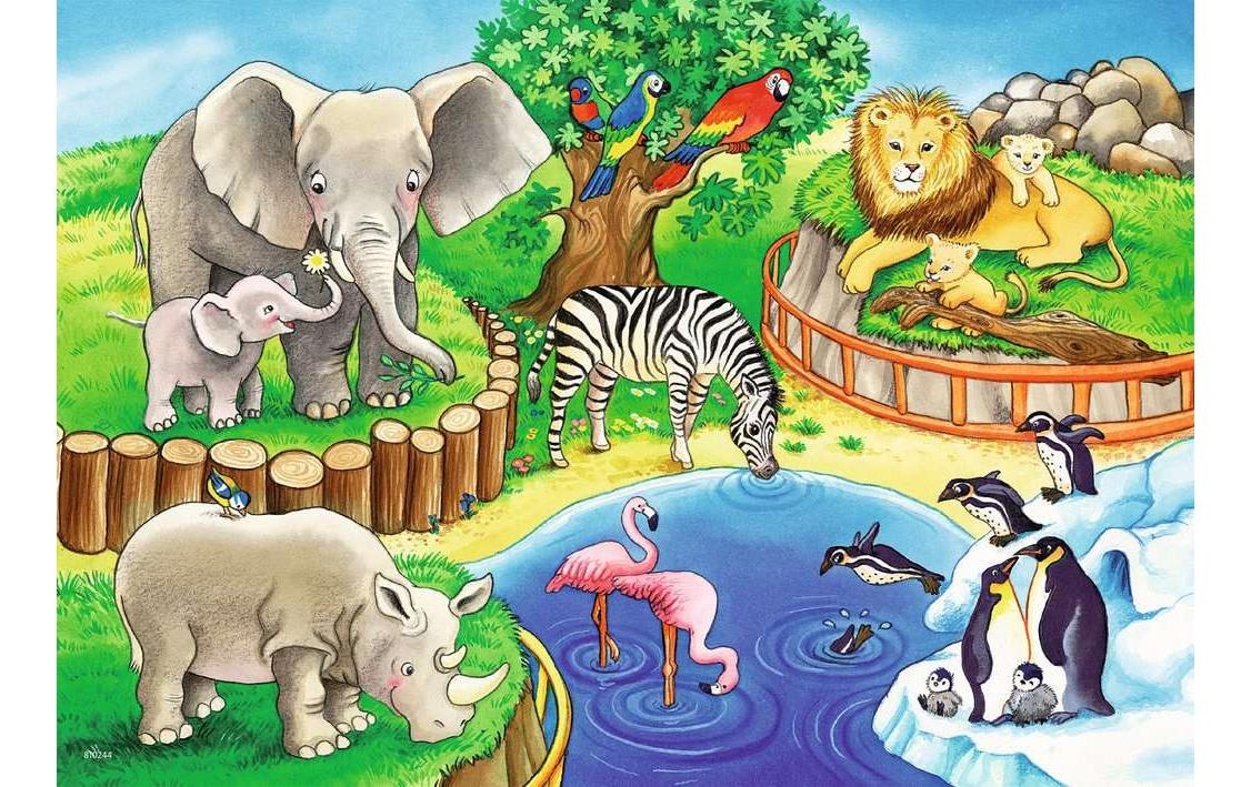 Ravensburger Puzzle »Tiere im Zoo«