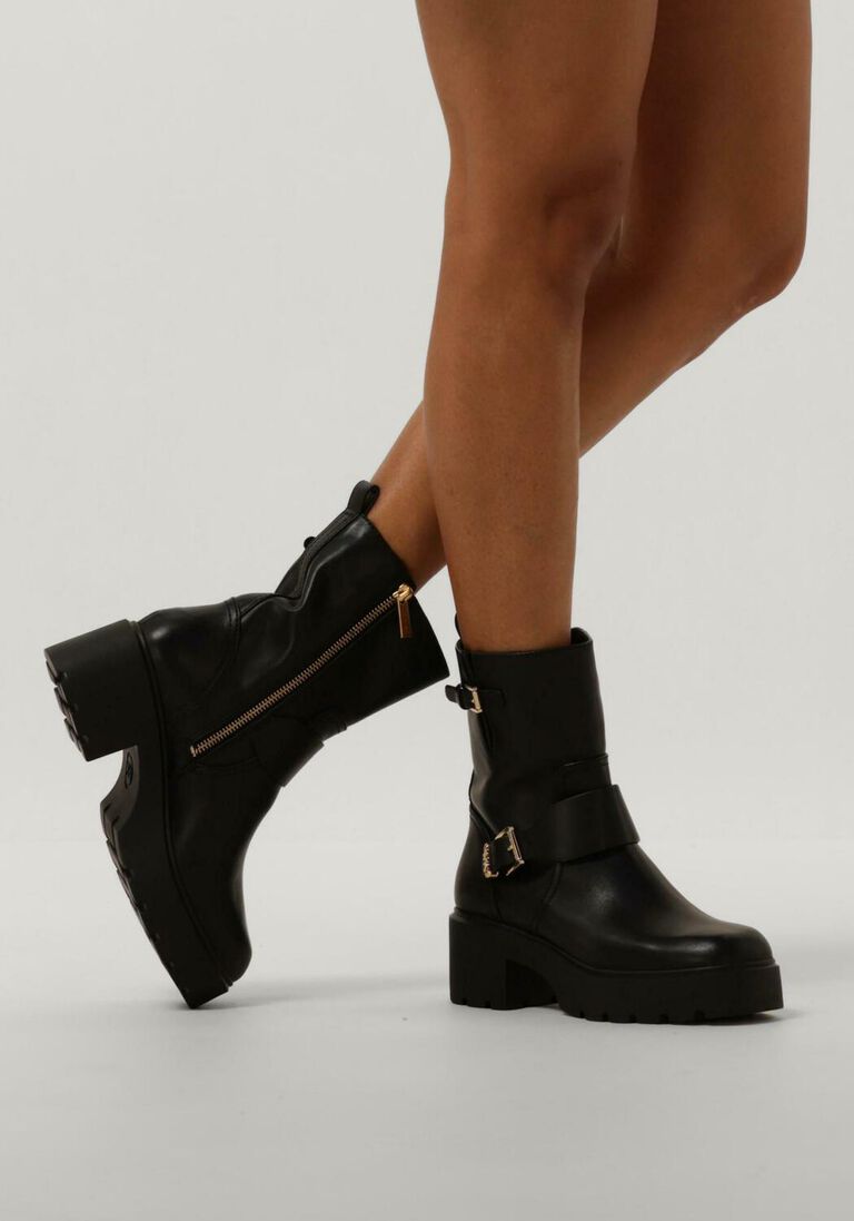 MICHAEL KORS zwarte michael kors biker boots perry bootie