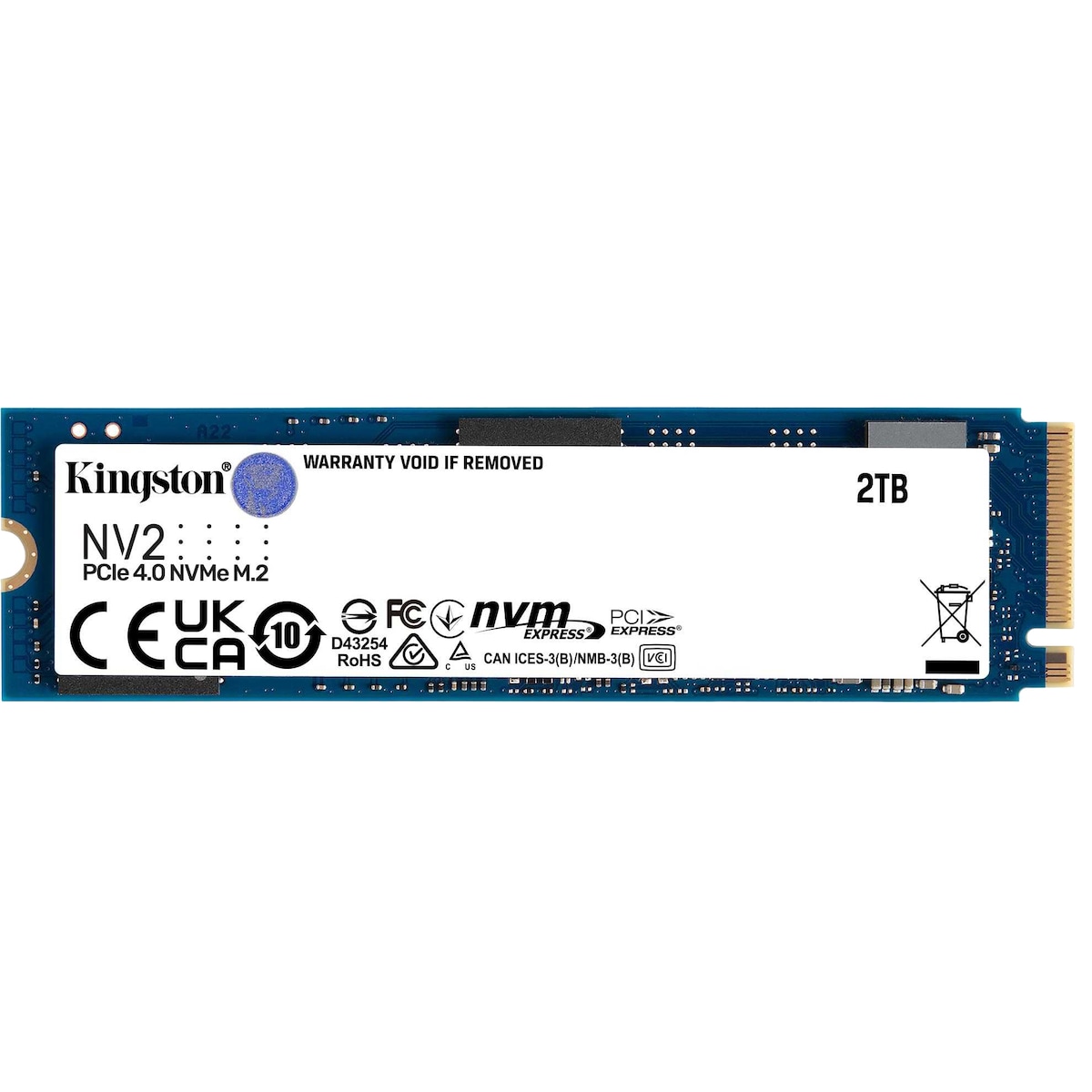 Kingston NV2 M.2 NVMe Gen 4 SSD (2TB)