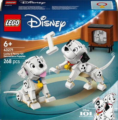 LEGO Disney Classic 43271 Lucky og Penny fra 101 dalmatinere Valper