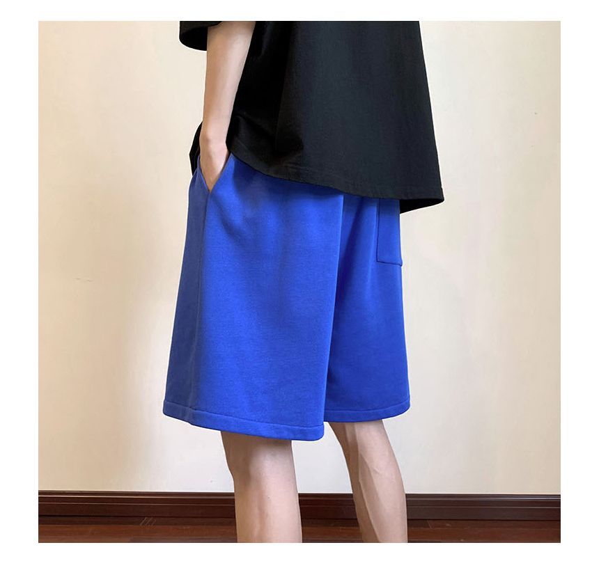 FOEV - Shorts met hoge taille en wijde pijpen