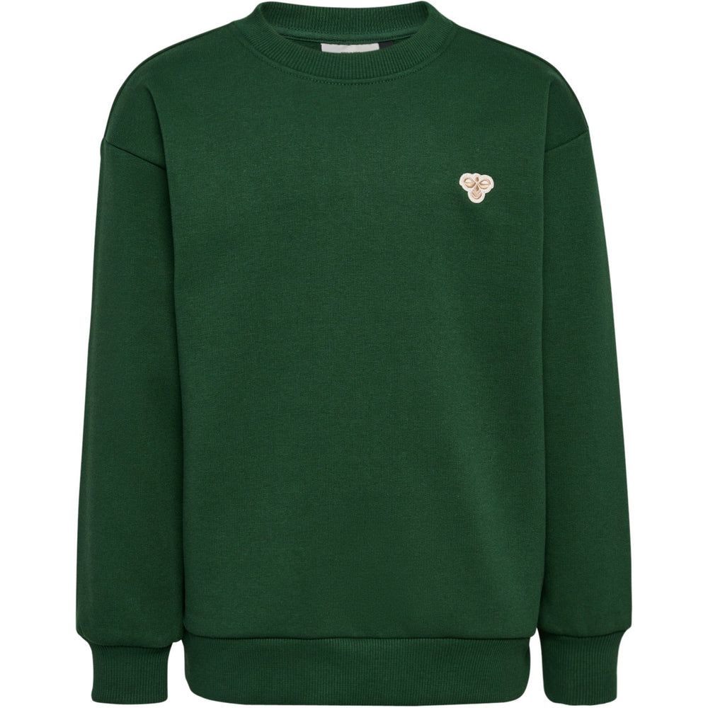 Køb Hummel Dark Green Jr Loose Crewneck Bee