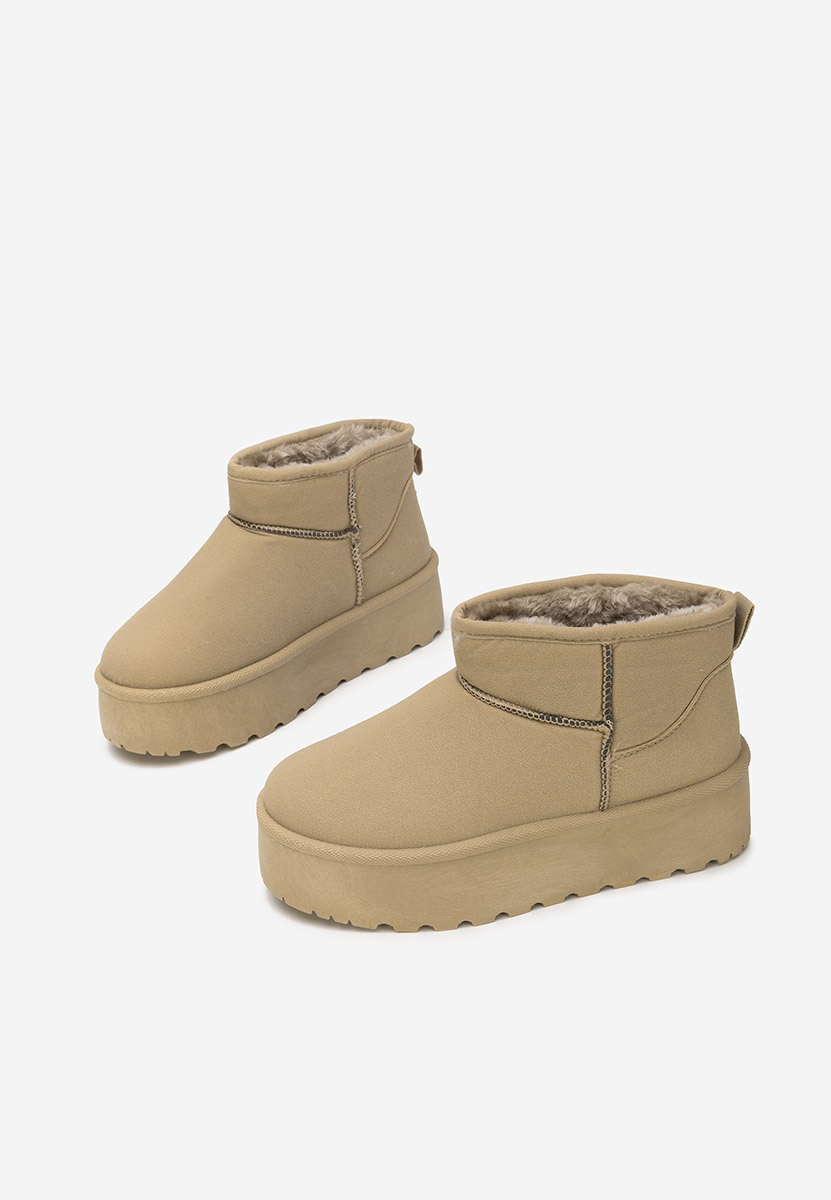 Bottes de neige femme kaki Sereena