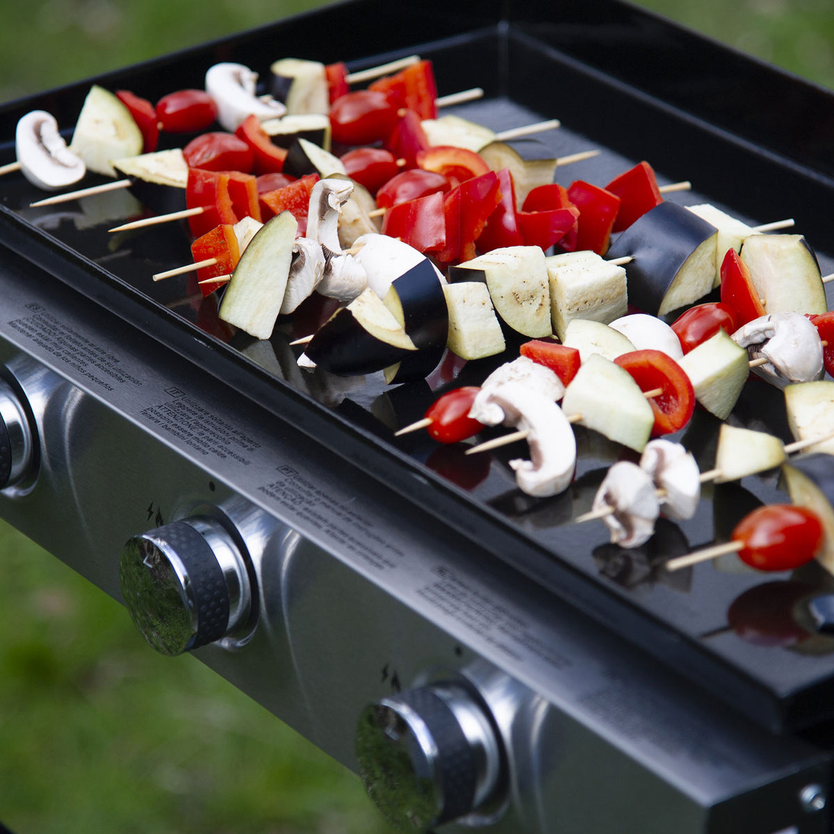 Plancha au gaz MÉRIDA 3 brûleurs 6 kW Happy Garden