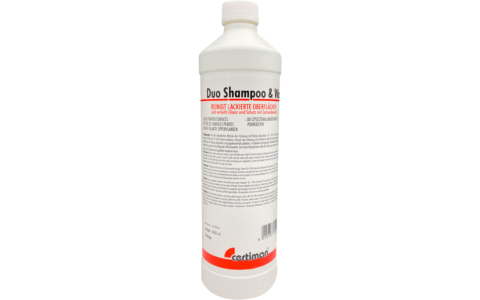 Certiman Duo Shampoo & Wax 1 Liter