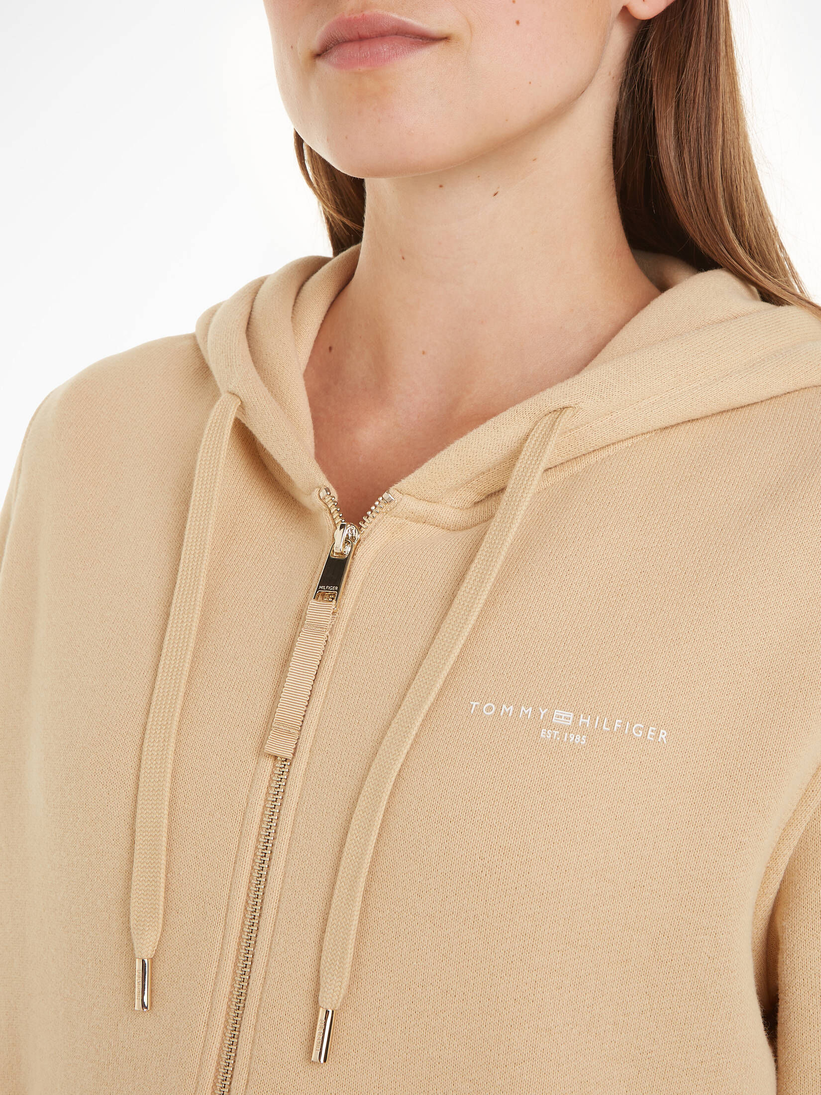 Tommy Hilfiger| Damen Sweatjacke 1985 mit Kapuze