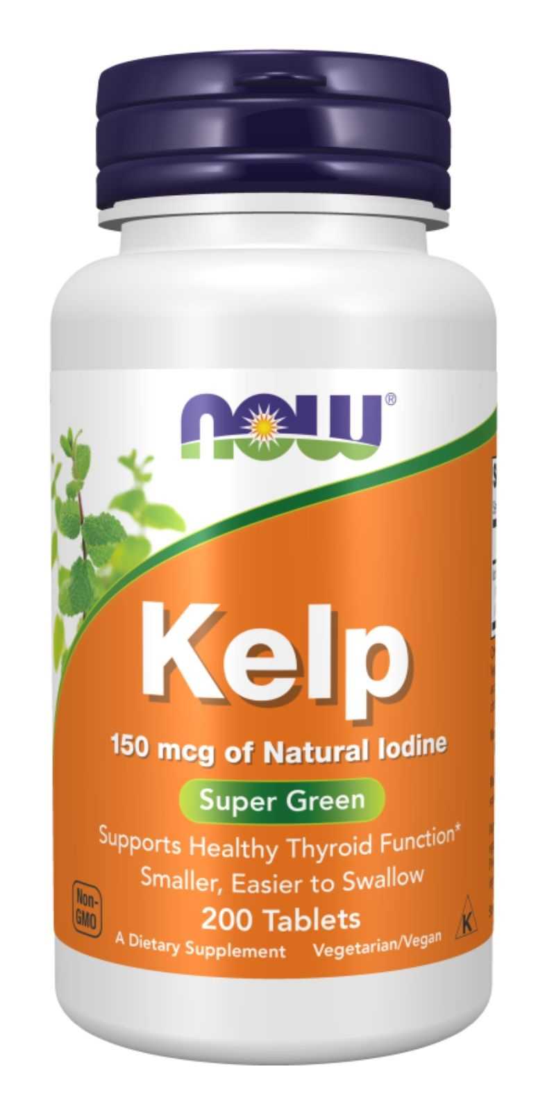 NOW Foods Kelp 150 mcg 200 comprimidos