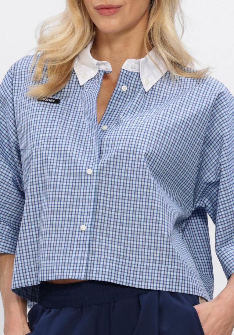 blauwe johny tops & t-shirts berry shirt cropped
