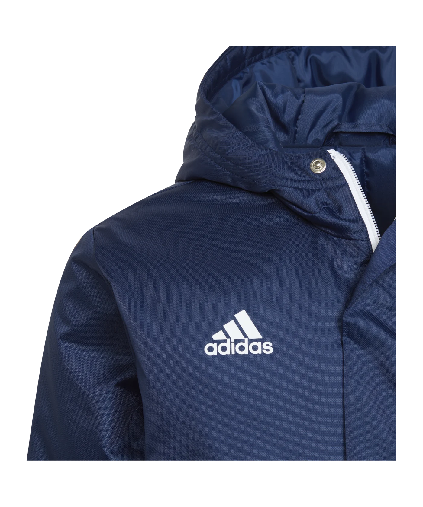 adidas Entrada 22 Stadium Winterjacke Kids Blau