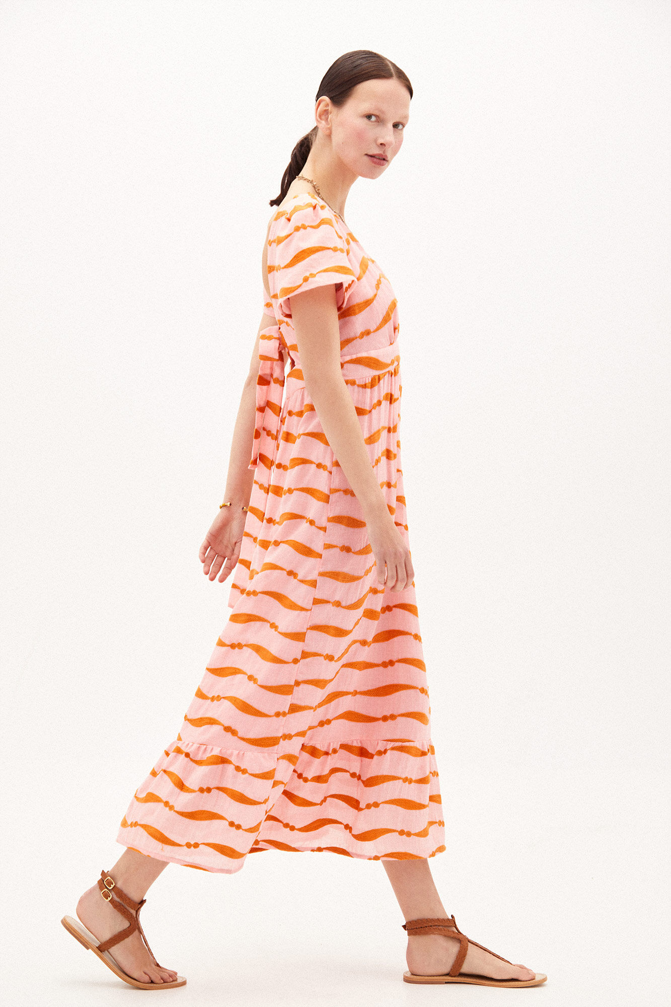 Aurora Vestido midi bordado - Varios