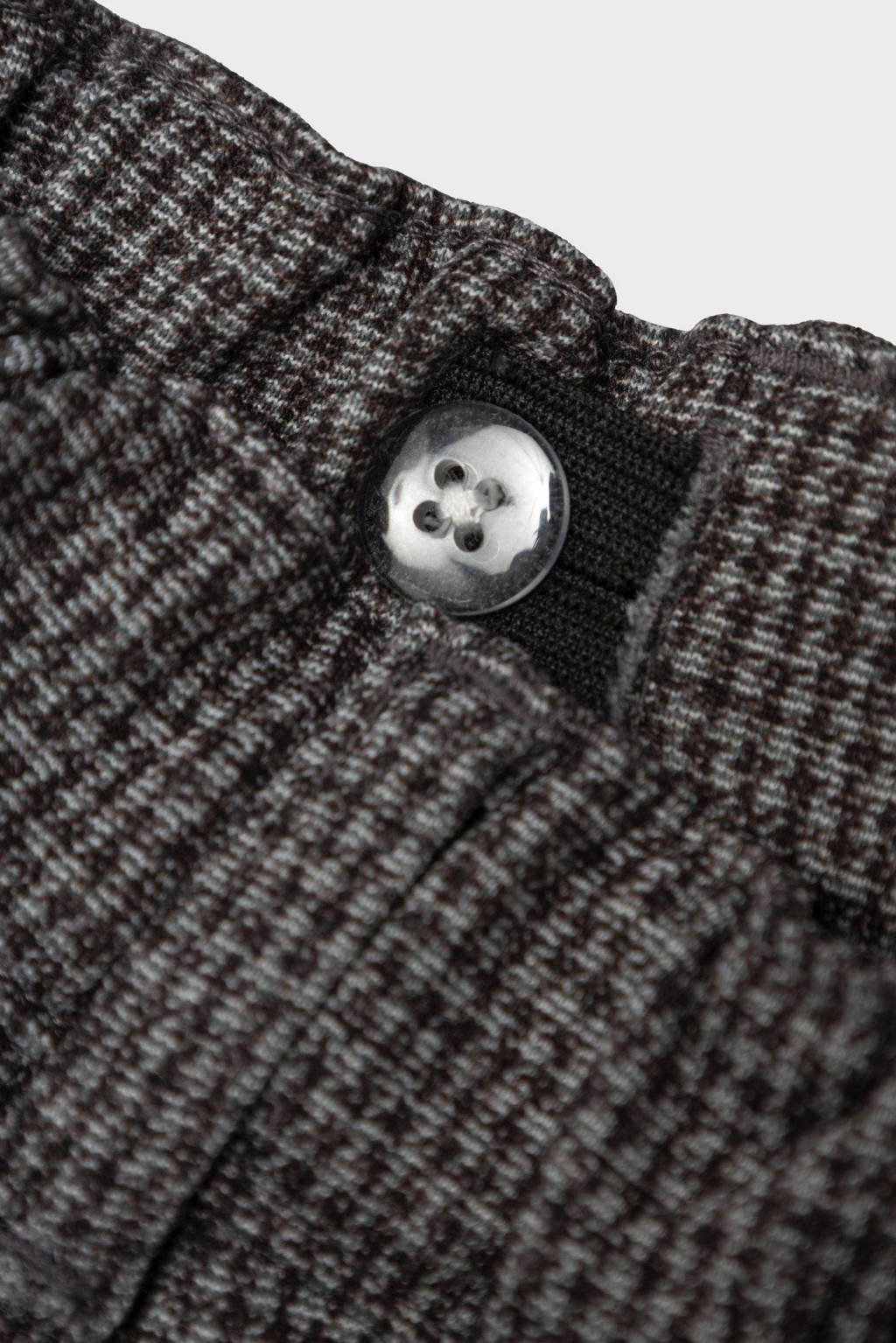 NAME IT baby geruite slim fit broek NKMSILAS