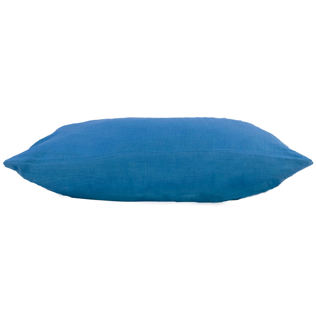 Febronie Home Taie d'oreiller 100% Gaze de Coton Clara bleu jean