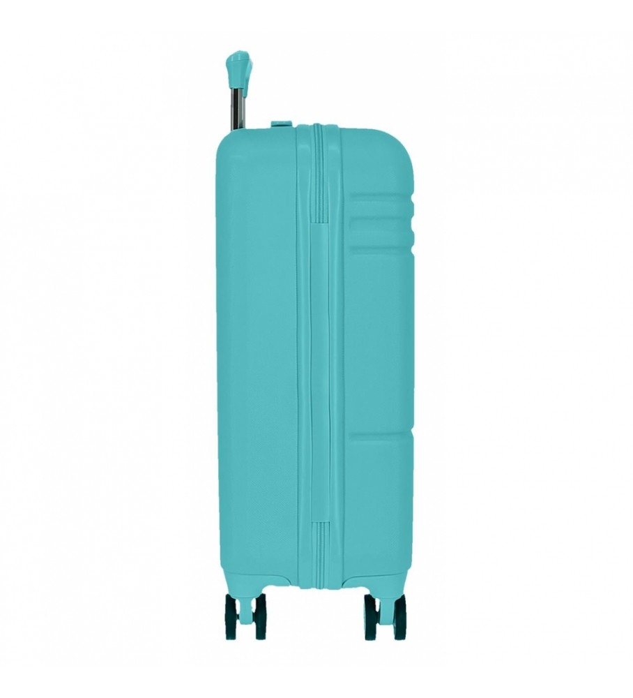 Mala de cabine rígida Movem Galaxy 55cm turquesa