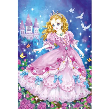 Schmidt Spiele KinderPuzzle - Prinzessin, Fee & Meerjungfrau, 3 x 48 Teile