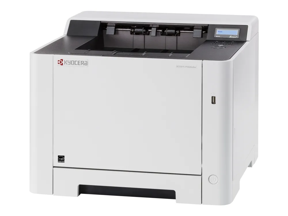 Kyocera ECOSYS P5026cdw - Printer - farve - Duplex - laser - A4/Legal - 9600 x 600 dpi - op til 26 spm (mono) / op til 26 spm (farve) - kapacitet: 300 ark - USB 2.0, Gigabit LAN, USB vært, Wi-Fi