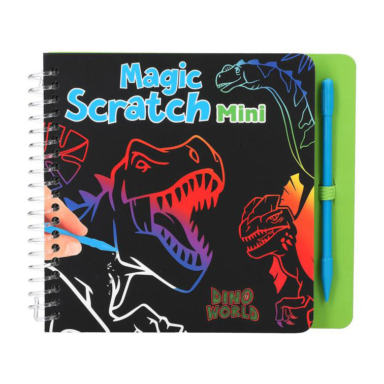 Dino World Mini Magic Scratchboek