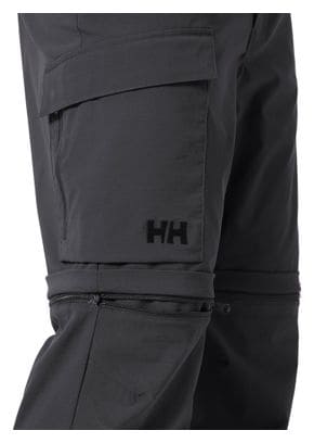 Pantalon Convertible Homme Helly Hansen Elv Light Zip Off Tur Gris