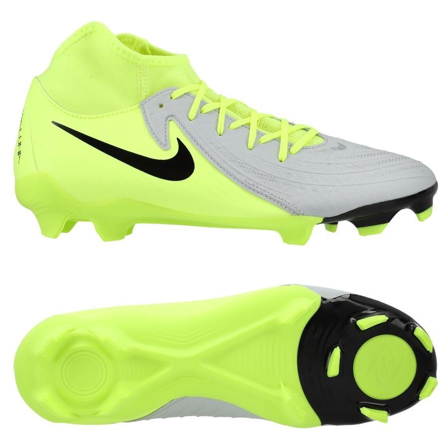 Nike Phantom Luna II Academy MG Mad Voltage - Argenté/Noir/Jaune Fluo