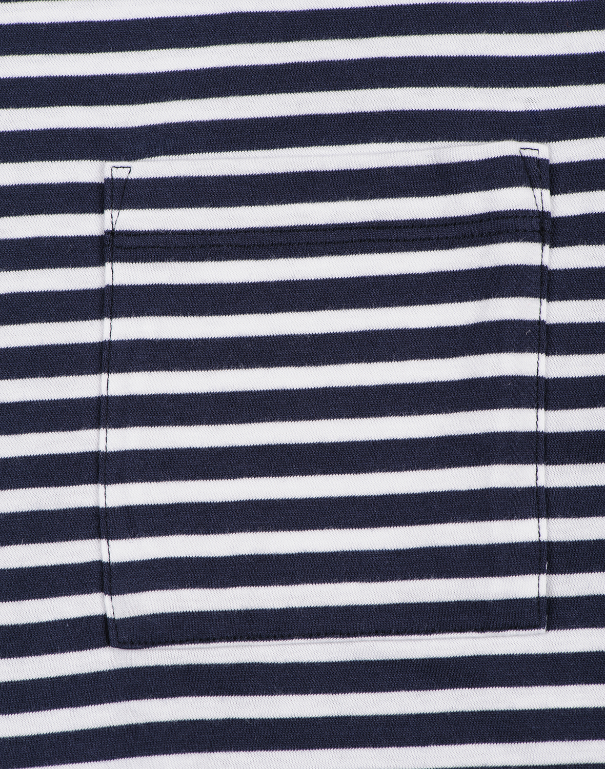 T-shirt van katoen voor heren in Wit/navy