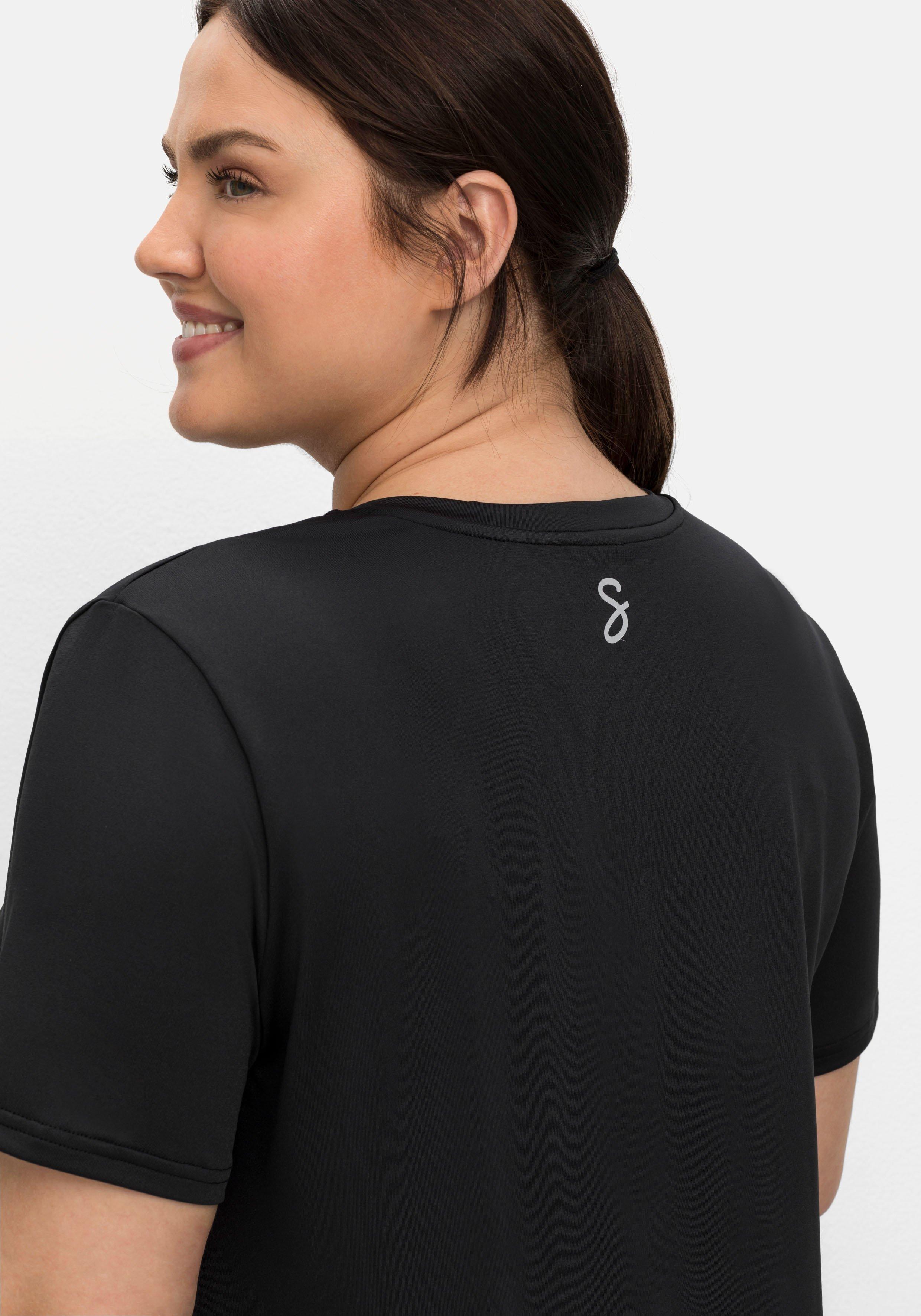 Funktionsshirt mit V-Ausschnitt