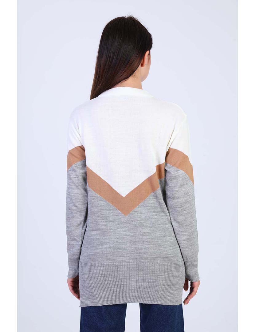 Multicolor Knitted Sweater for Women