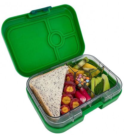 Yumbox Brotdose m. 4 Rum - Bento Panino - Bambus Green Jungle