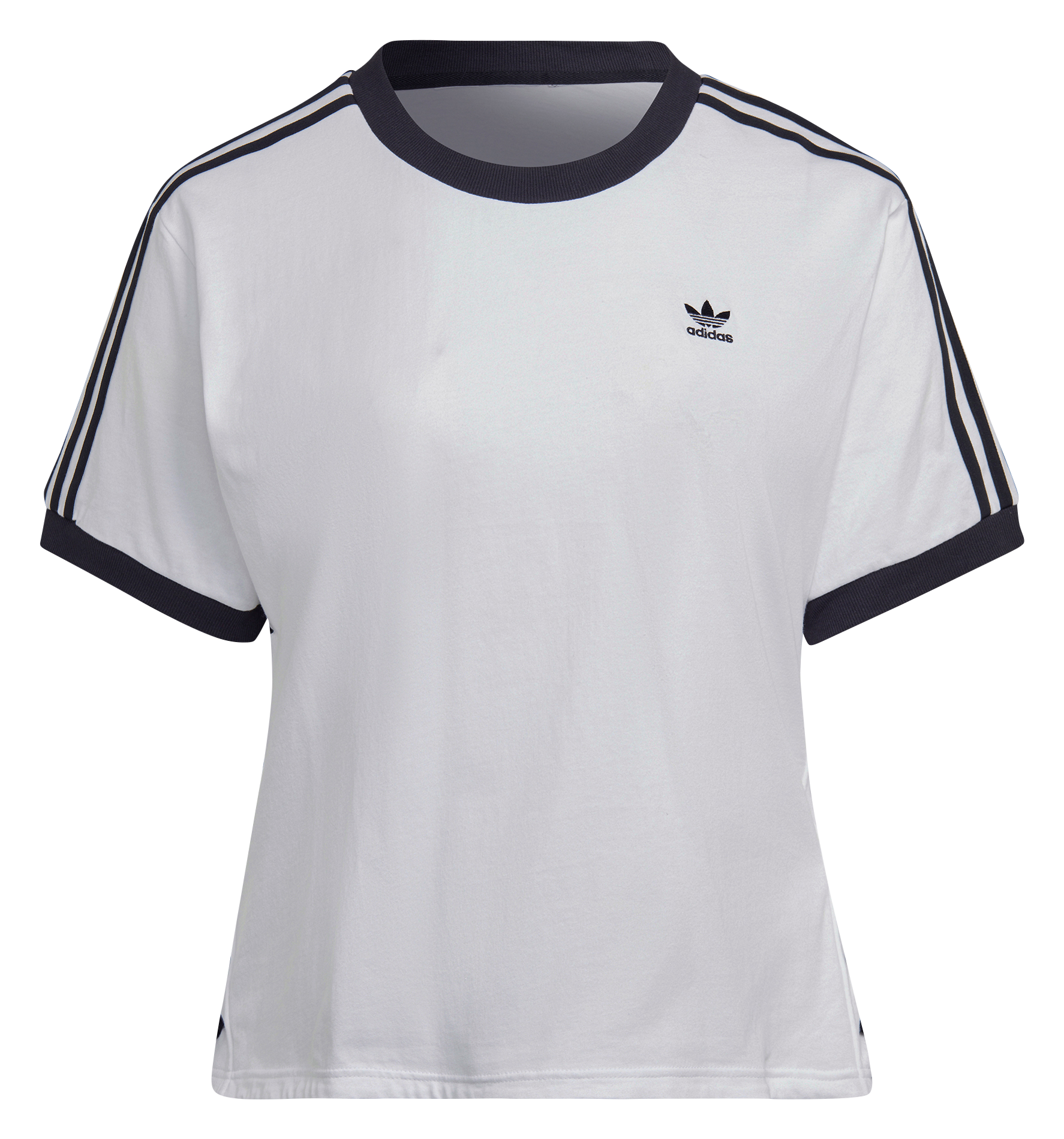 Tee-shirt col rond en coton | Blanc