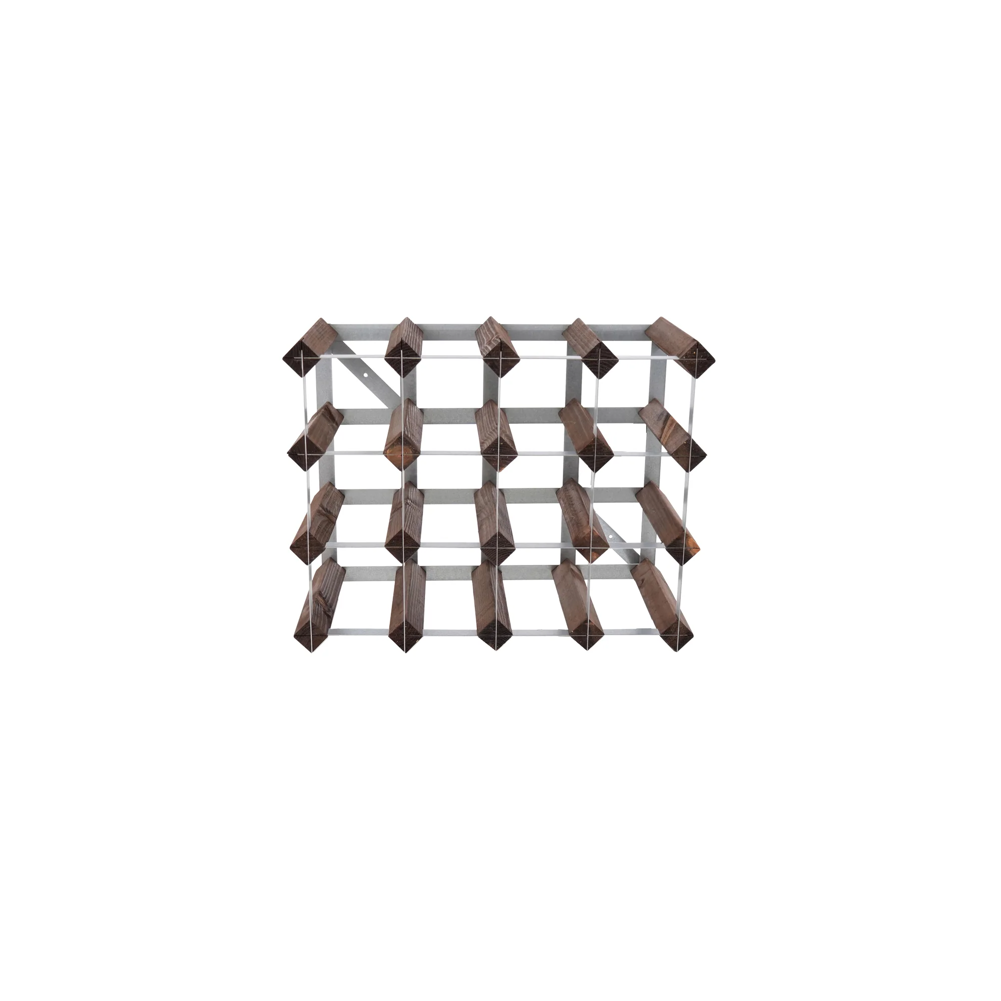 Traditional Wine Rack  Vinreol, 16 flasker - mørk eg