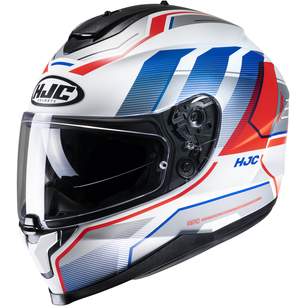 HJC - Casque C70 Nian MC21SF / Blanc / Bleu / Rouge / Mat