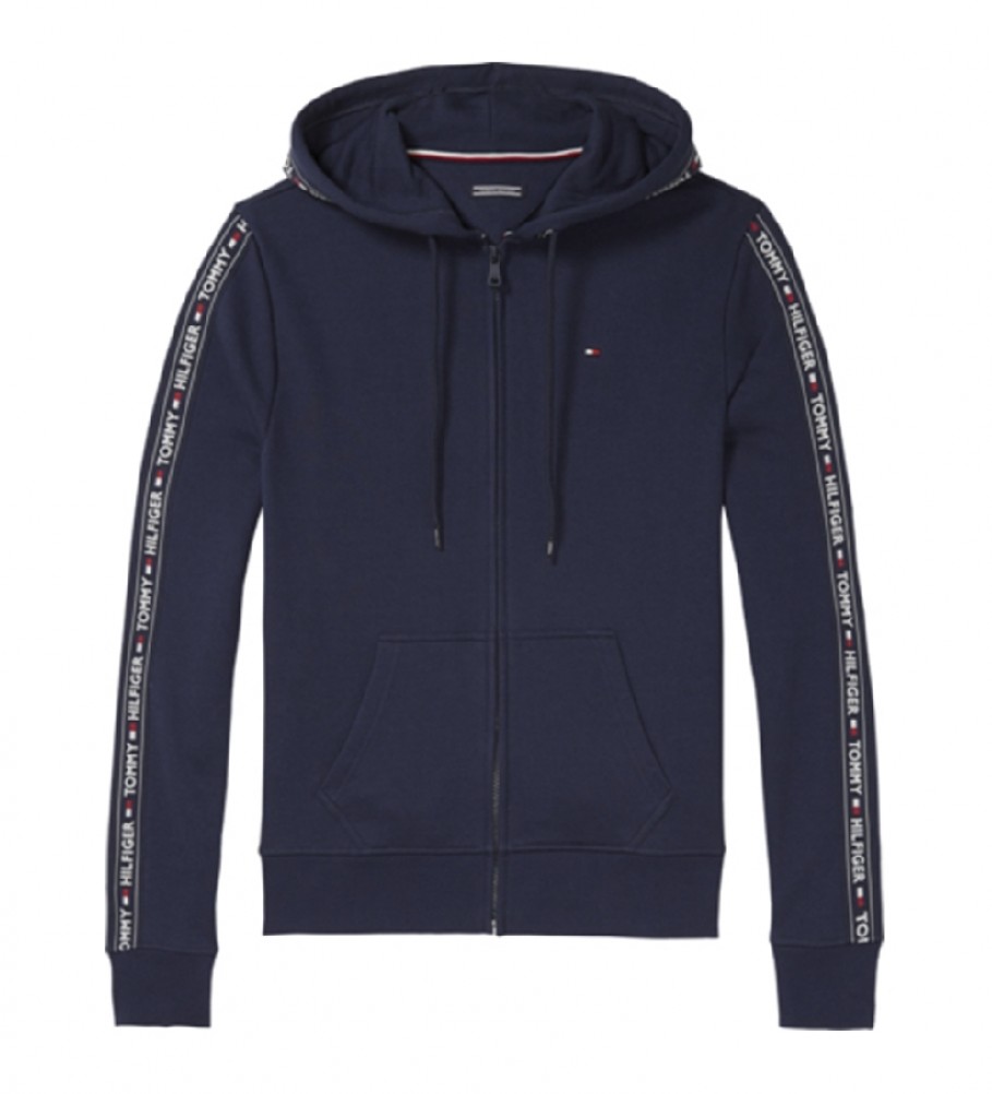 Moletom Tommy Hilfiger HWK de manga comprida, azul marinho