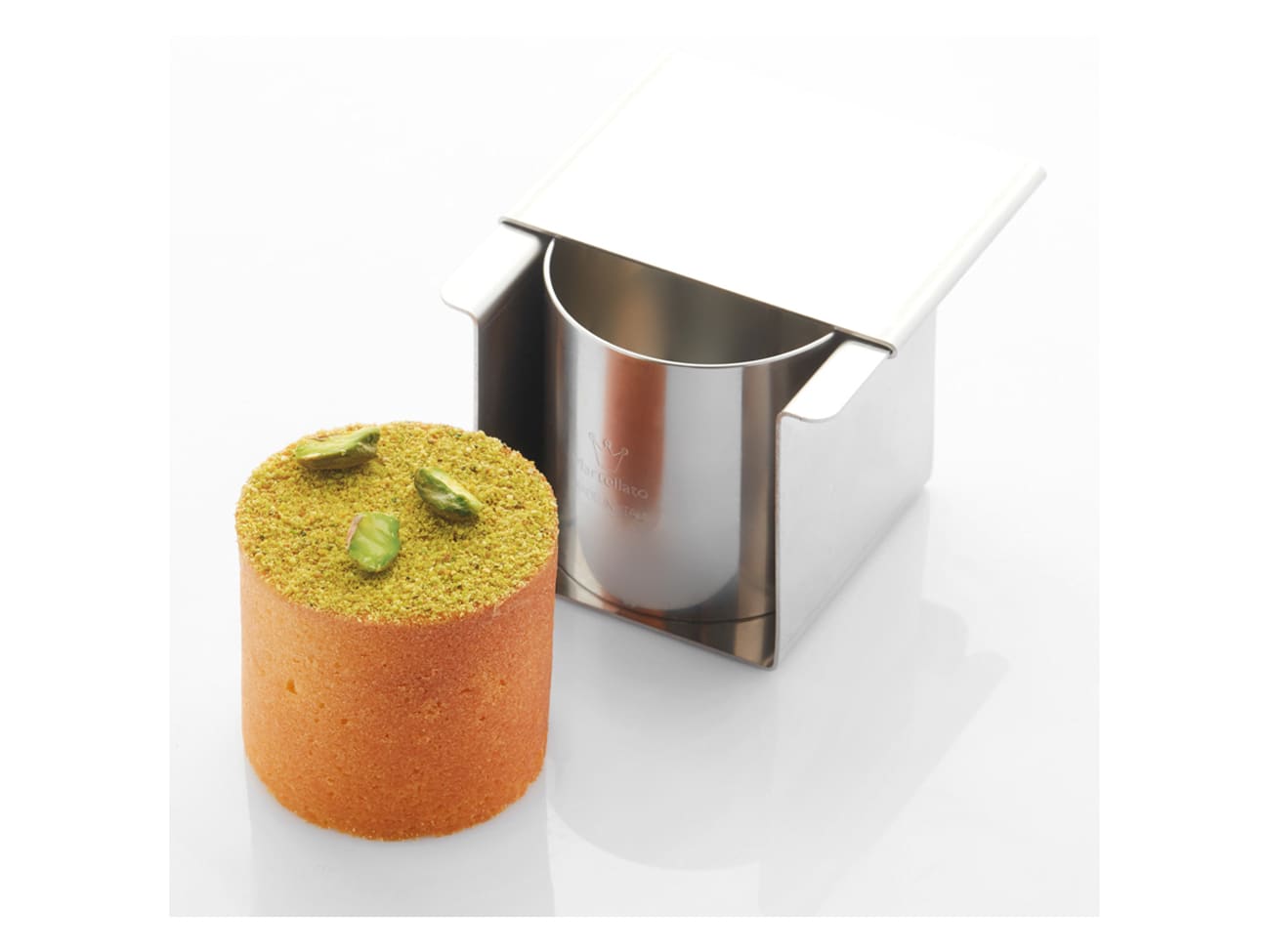 Moule cylindre inox - Ø 6 x ht 6 cm - Martellato