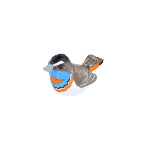 Peluche sonore gorgebleue