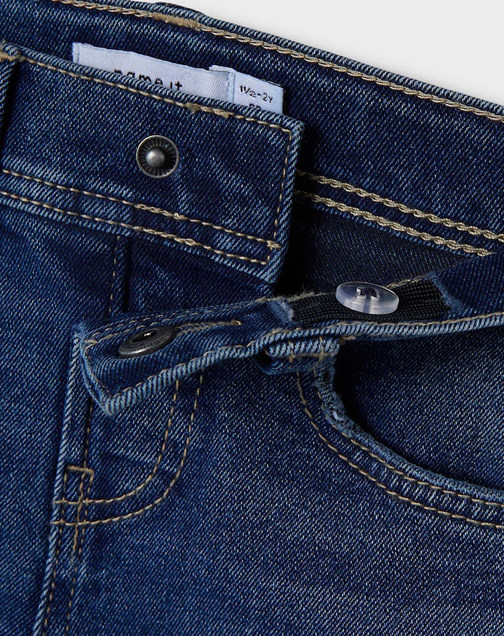 Jeans NMMSILAS XSLIM 7608-IO in dark blue denim