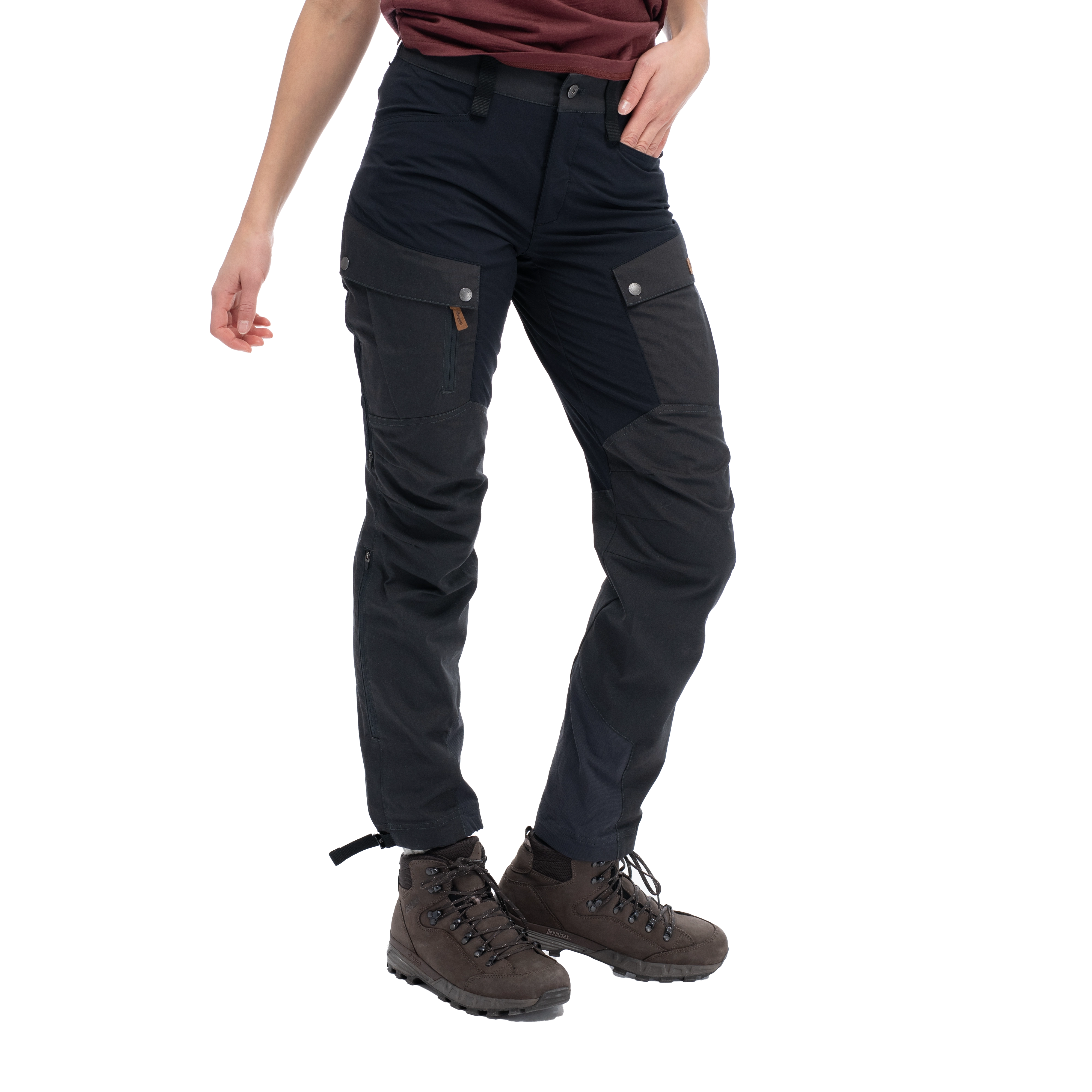Nordmarka Favor Outdoor Pants Women Dark Shadow Grey