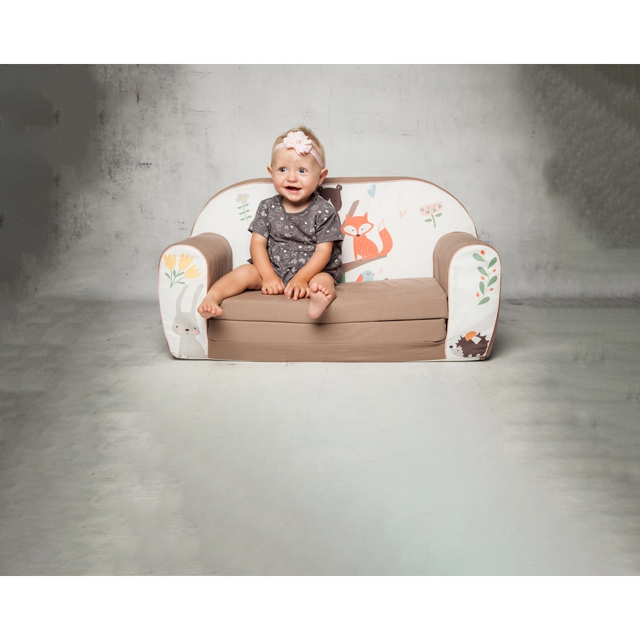 knorr toys® Kindersofa Forest weiß