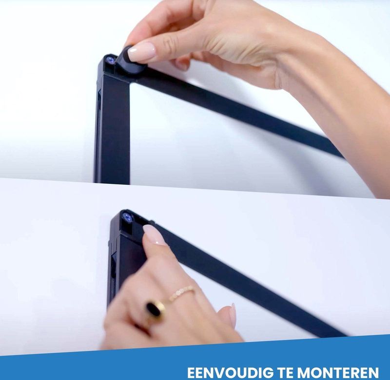 Whiteboard met zwart frame - Magnetisch - 45x60 cm