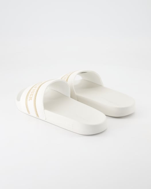 Tommy Hilfiger Poolslide Pantoletten in Weiß