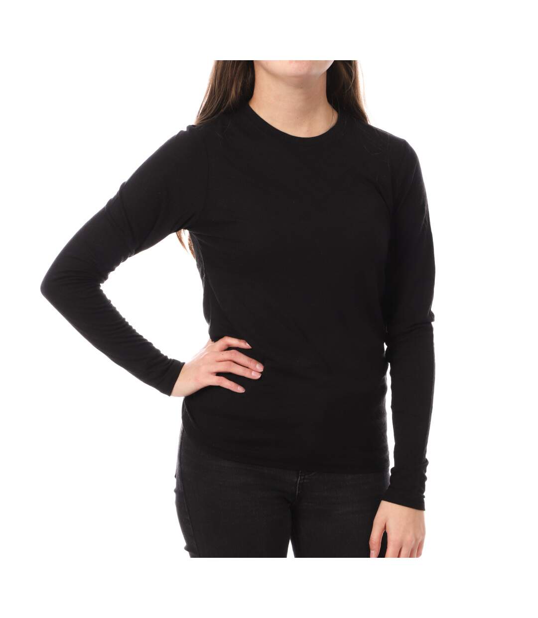 T-Shirt Manches Longues Noir Femme JDY Suma