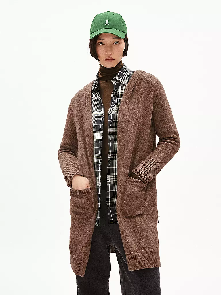 ARMEDANGELS Strickjacke WARMAA camel