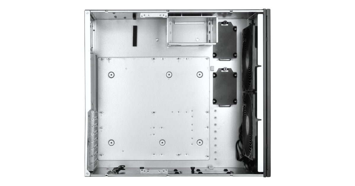 SilverStoneRM51 rack behuizing  (Zwart | 5U | 2x USB-A | 1x USB-C)