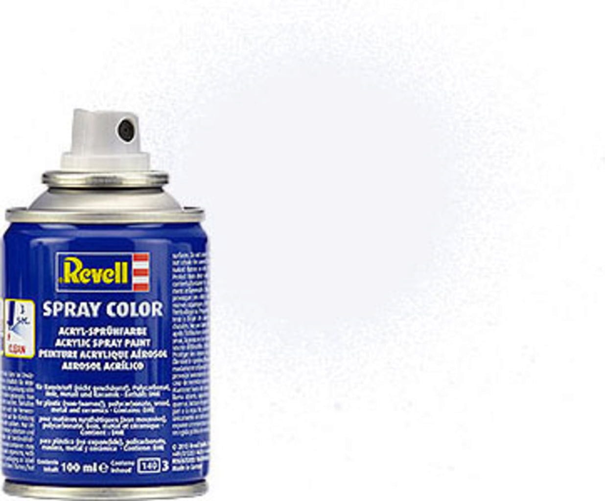 Revell  Spray weiß, matt, 100 ml    Sprühlack für viele verschiedene Materialien
