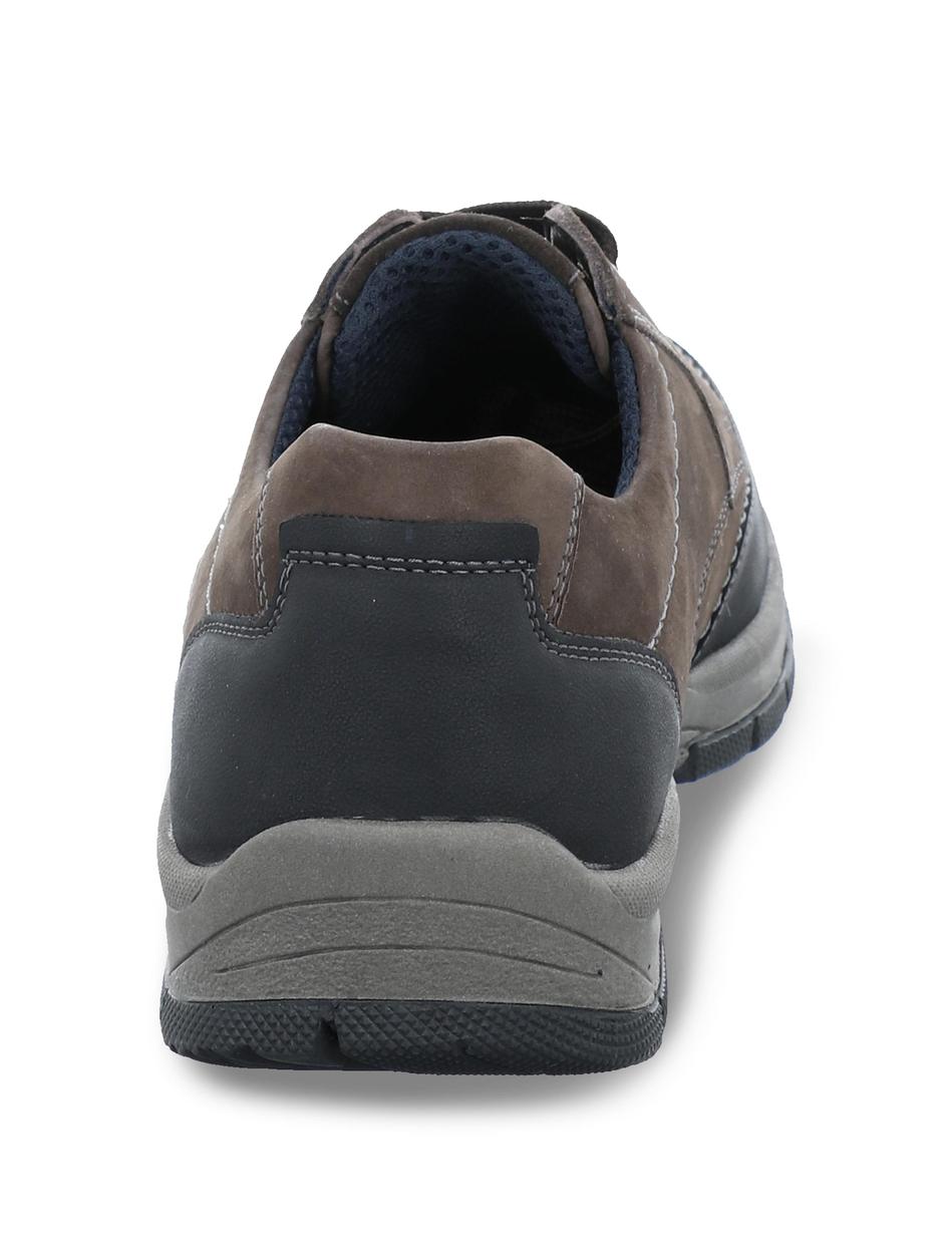 Halbschuh Lenny 02, tabak-kombi