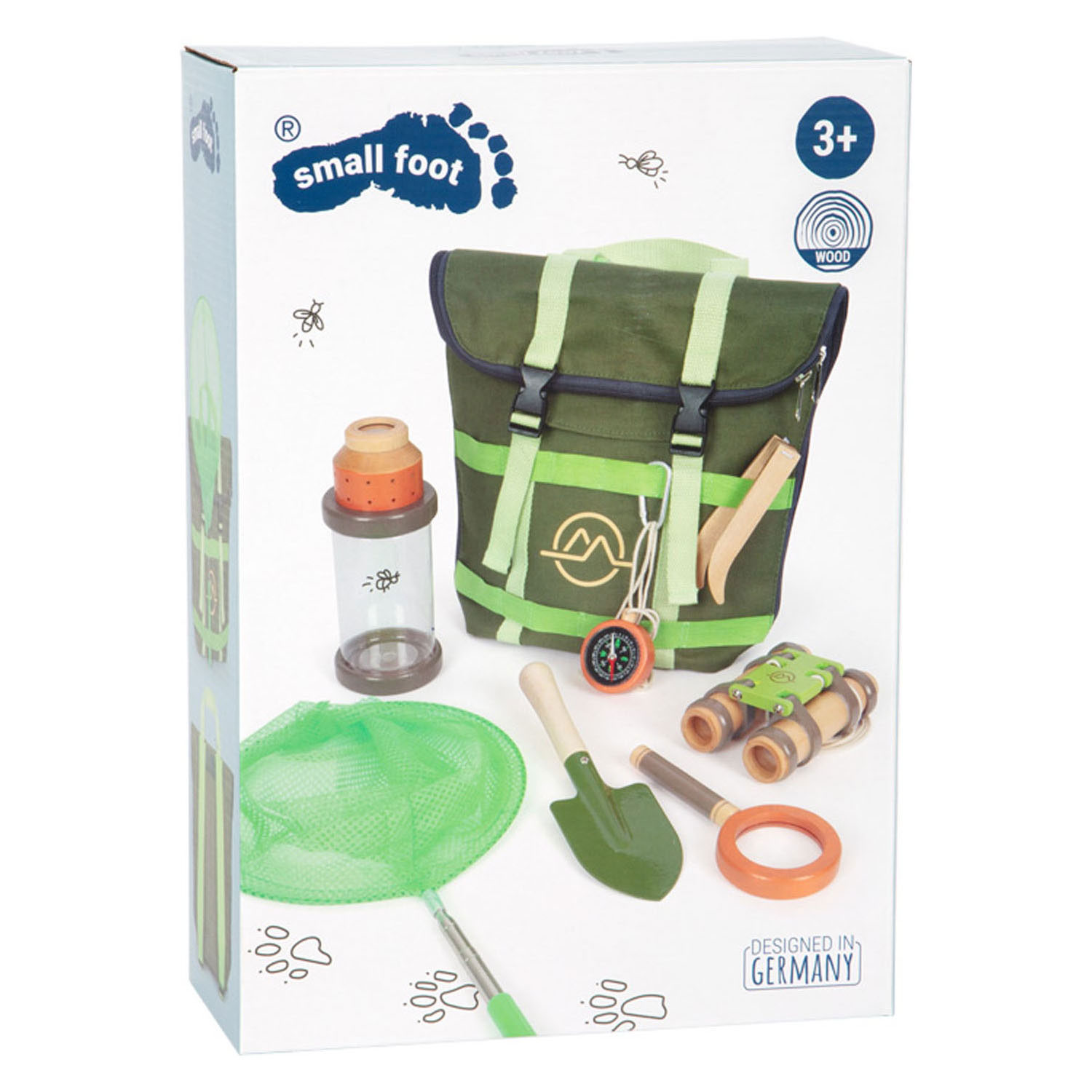 Small Foot-Explorer's Rugzak Discover met Ontdekset