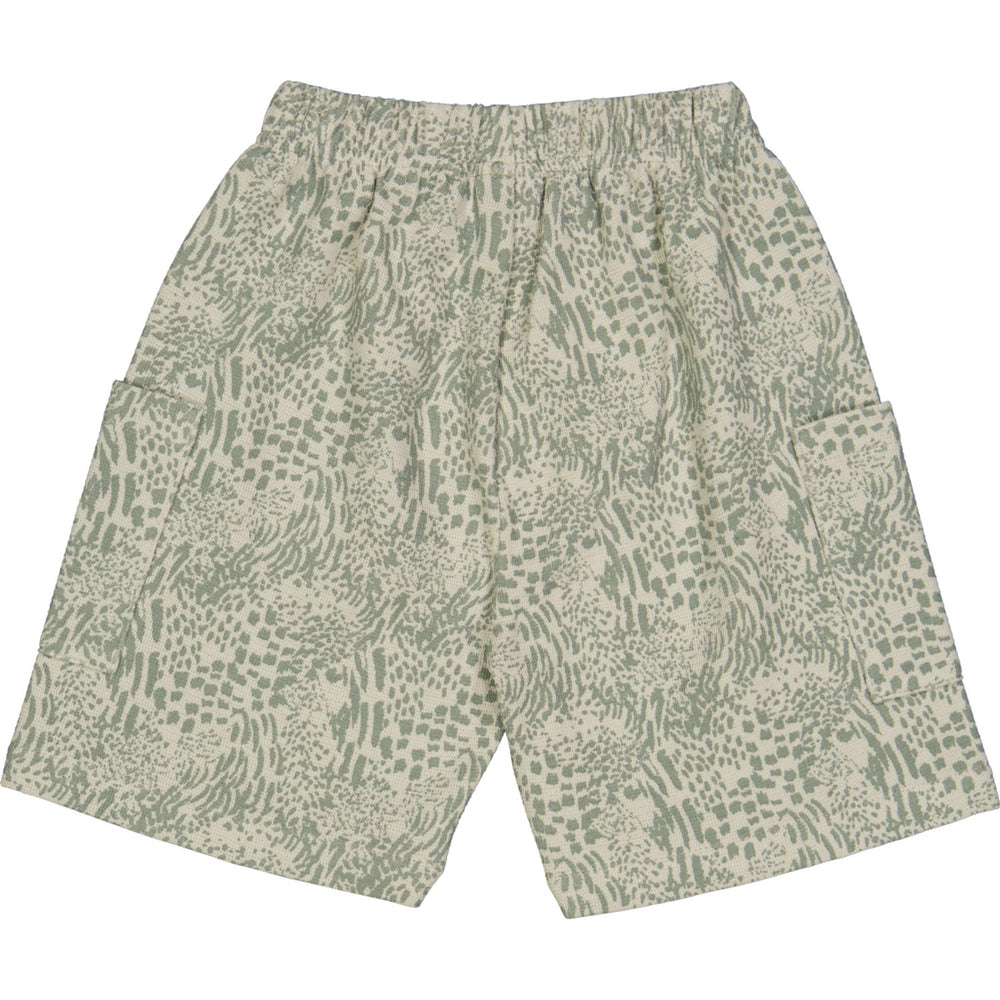 Køb Müsli Soft Green/ Poetry Green Leopard Cargo Shorts