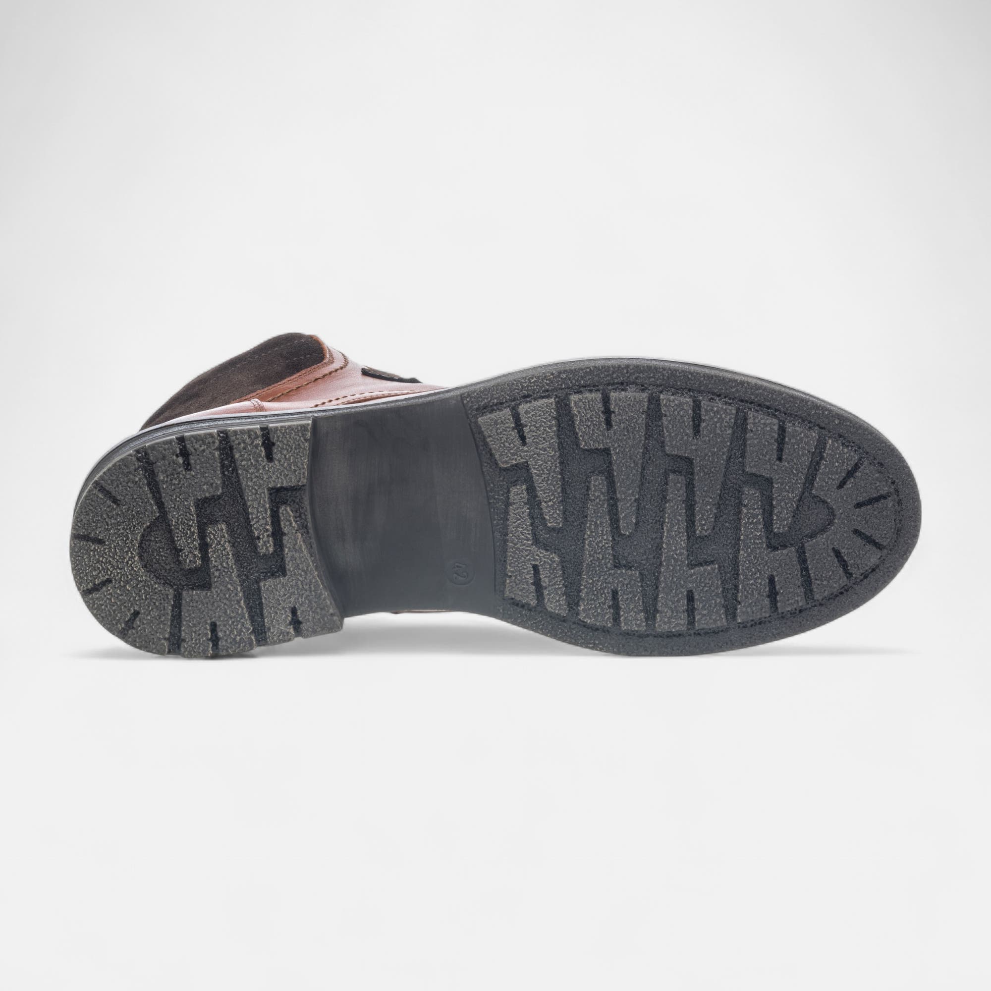 Bottines Homme en cuir cognac