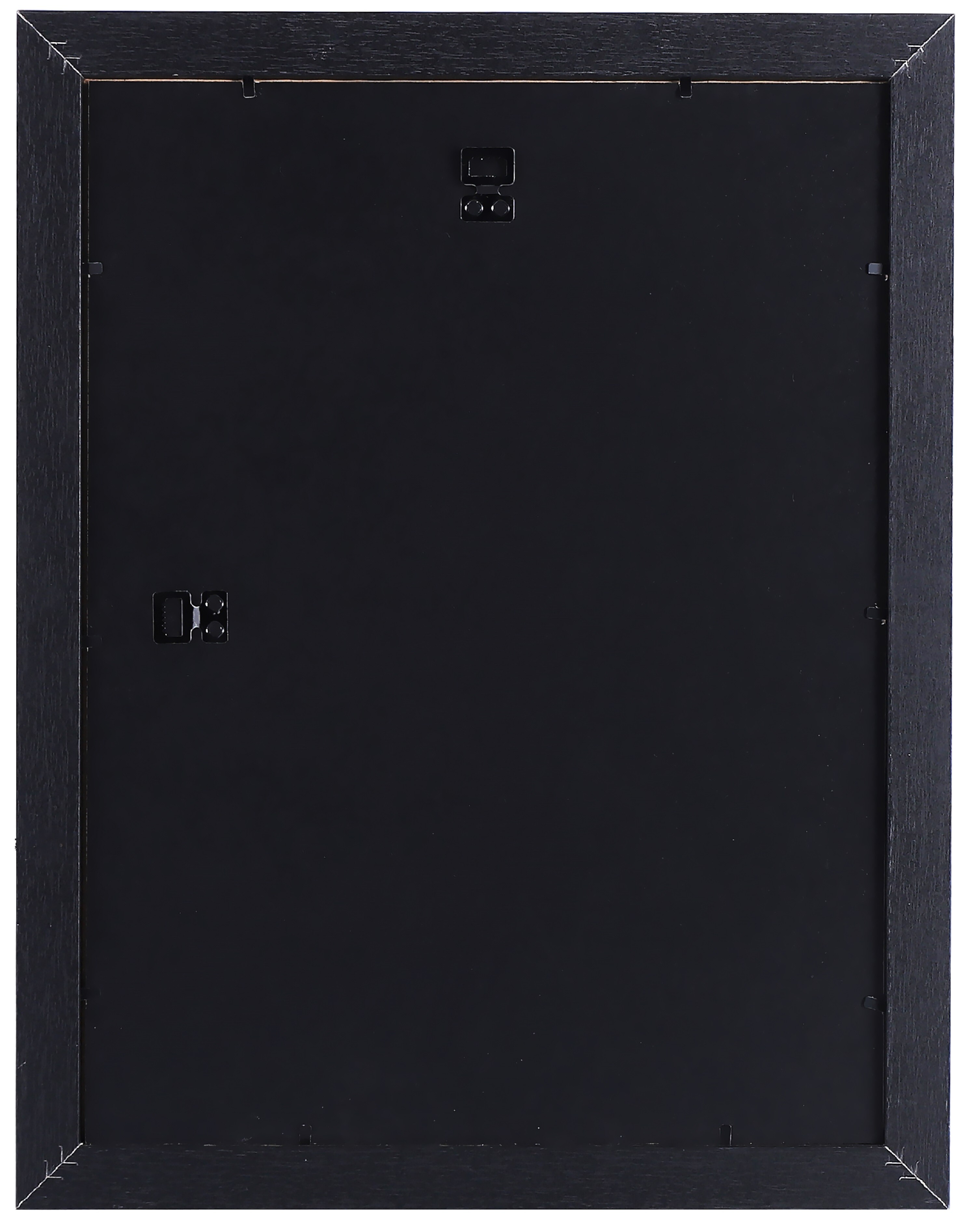 Ecosa Bilderrahmen 30x40cm Echtglas MDF Wandhalterung schwarz