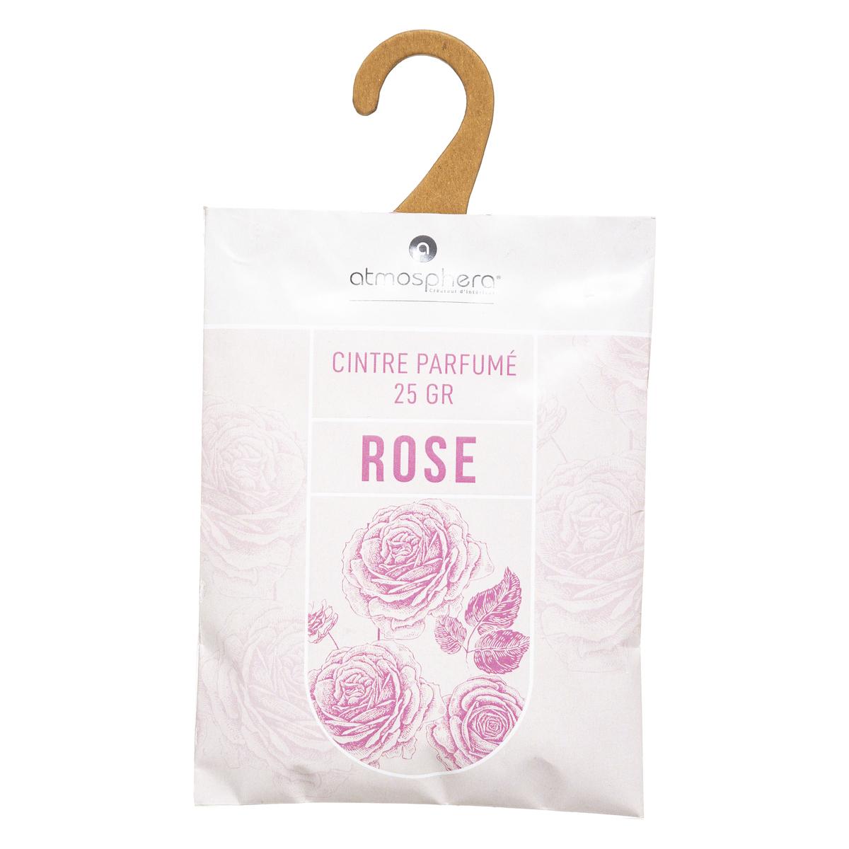 LOT DE 3 CINTRES PARFUMES ROSE 25G